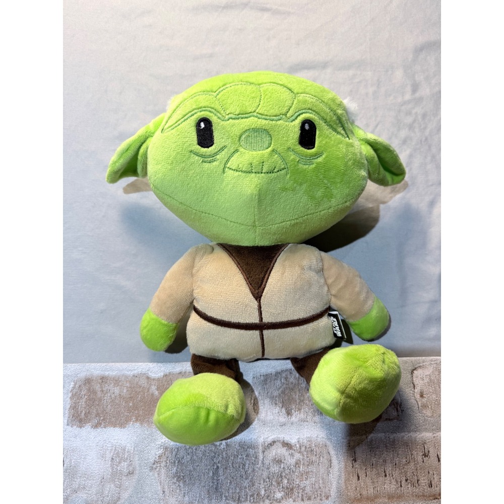 Star Wars Yoda‎ Plush Stuffed Animal Jedi Master Green Tan 13 Inch Toy
